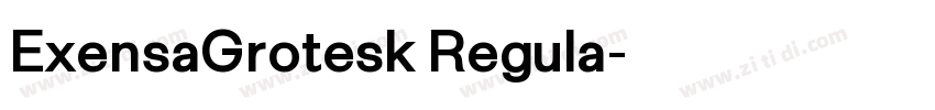 ExensaGrotesk Regula字体转换 ExensaGrotesk Regula字体转换